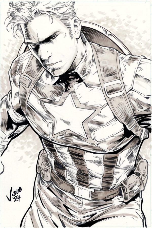 Captain America Drawing