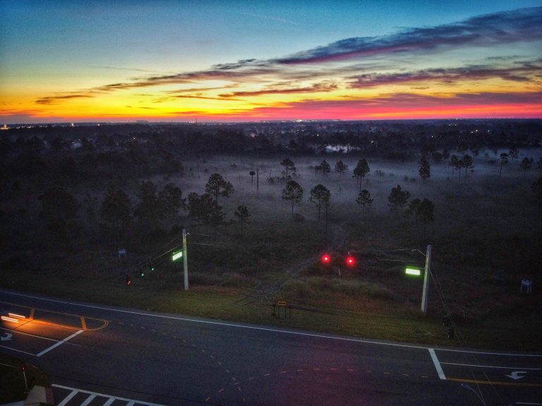 Drone Shot – Morning fog