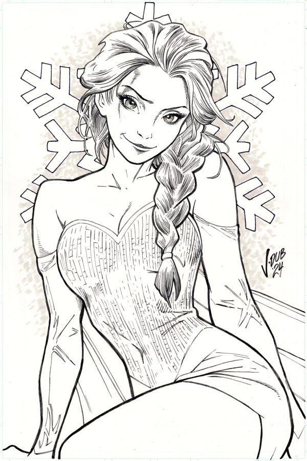 Elsa Drawing