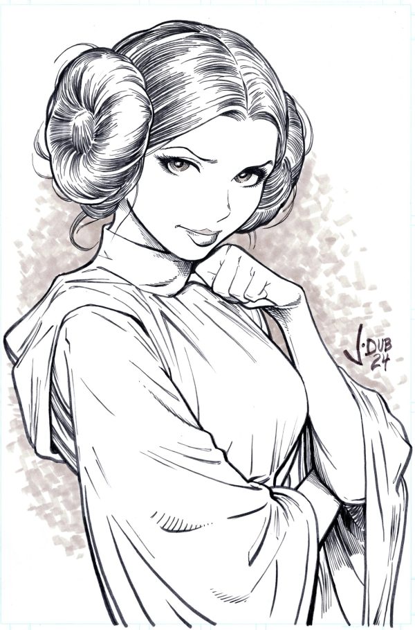 Princess Leia Drawing