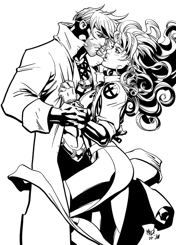 gambit coloring pages